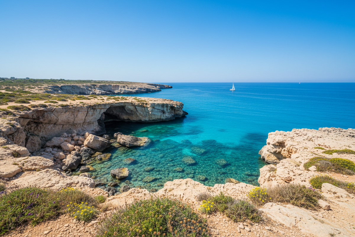 Scenic drives along dramatic cliffs and turquoise waters