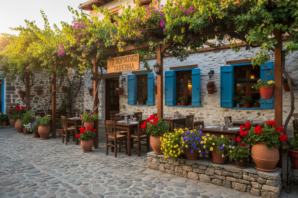Best islands for romantic taverna dining